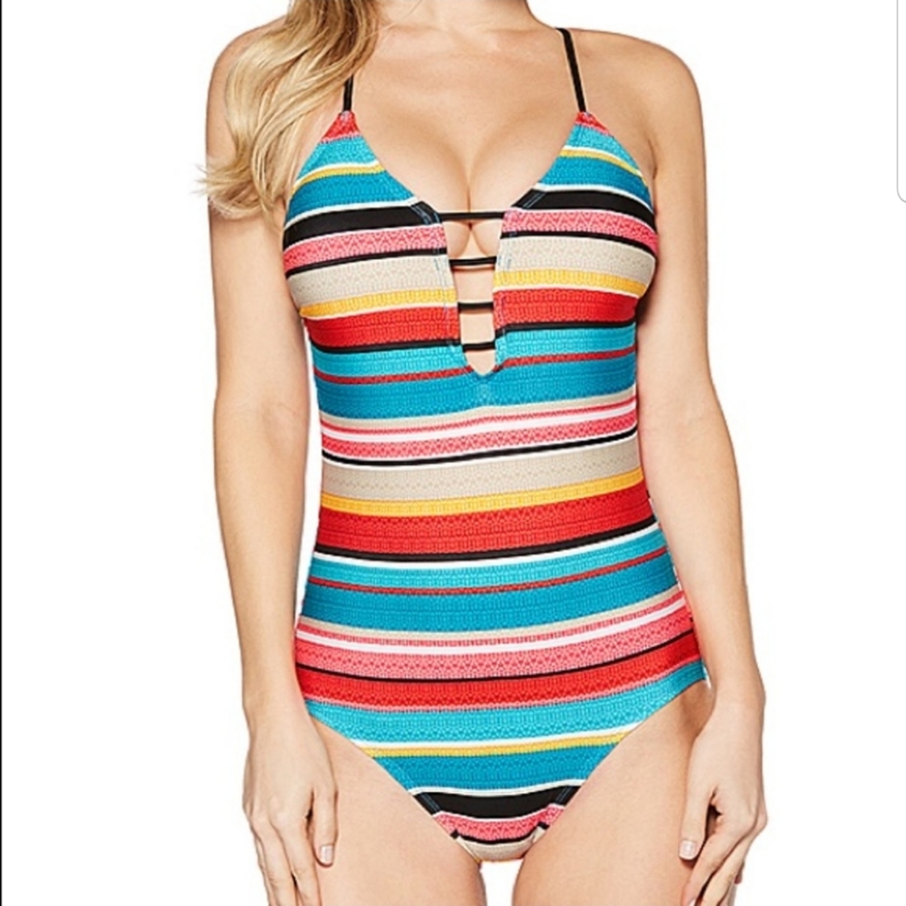 Coastal Zone by Jantzen One Piece Swimsuit Small Like New